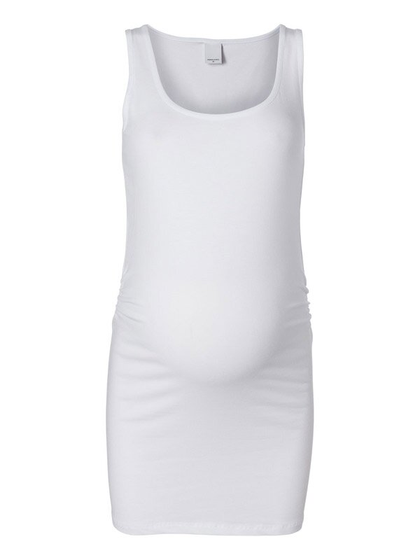 Mama Mia long tank top vit