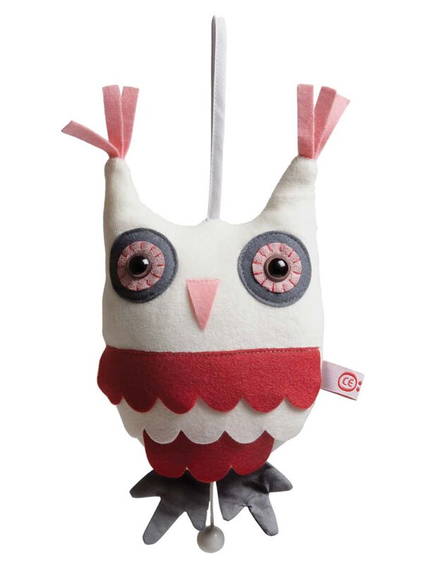 Speldosa Ugglan Henrik röd