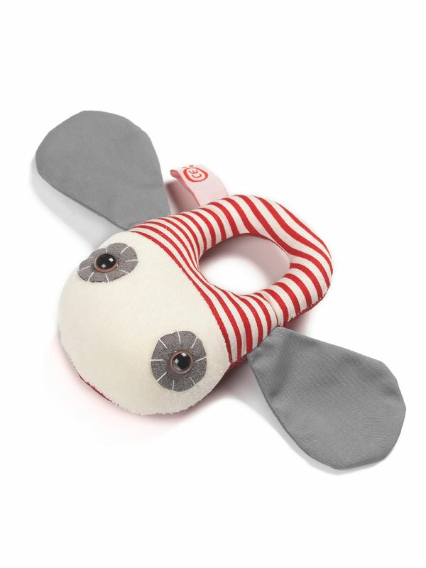 Skallra flugan Peter röd