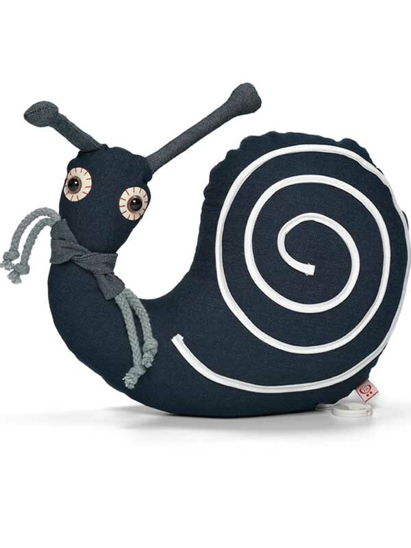 Speldosa Snigel Simon denim