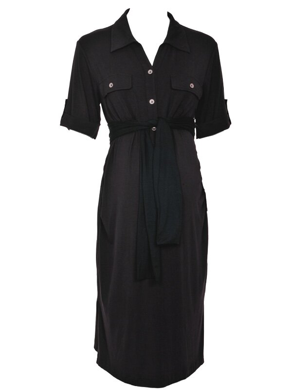 Ornella skjortklänning svart