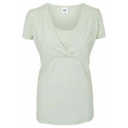 Sofia tess kortärmad amningströja aqua foam