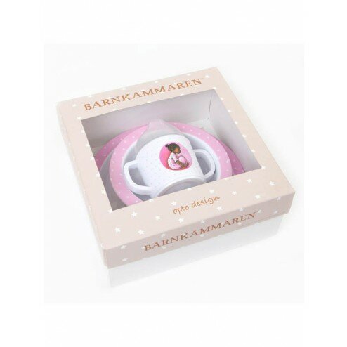 Matset barnkammaren rosa