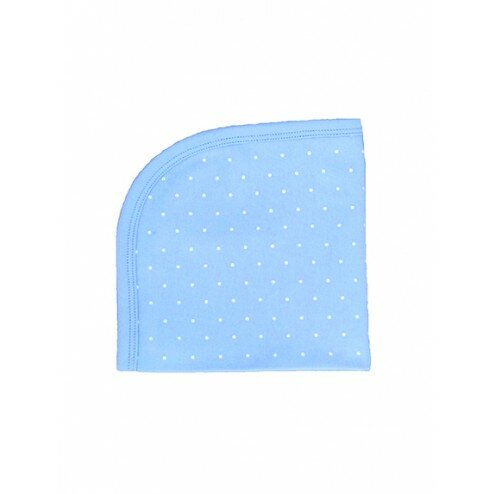 Snuttefilt eko trikå blå dotty