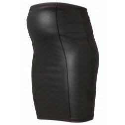 Luna coated gravidkjol svart (XS, S)