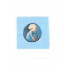 Servetter barnkammaren blå