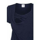 New Thilde kort amningspyjamas black iris