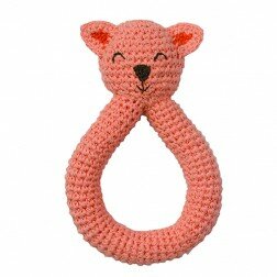 Virkad skallra eko katt rosa 