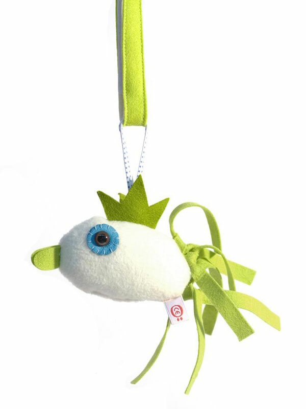 Fisken Finn vit/gr�n