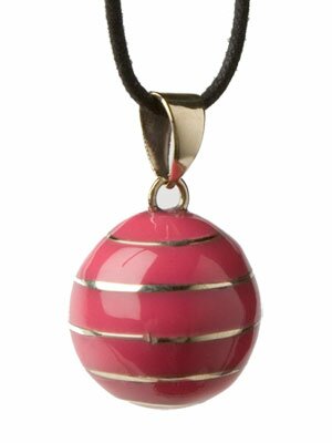 Rosa bola med r�nder