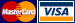 Mastercard and Visacard logo