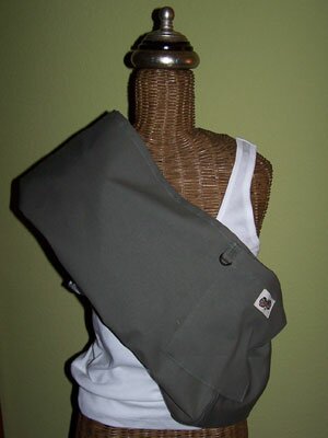 Olivgr�n bomullsstretch